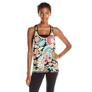 Trina Turk Recreation Women's Draped‎ Shirt Tank Multi Size XS